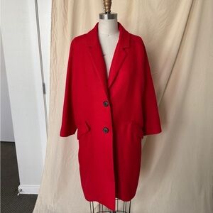 Zara Woman Elegant Red 60s coat